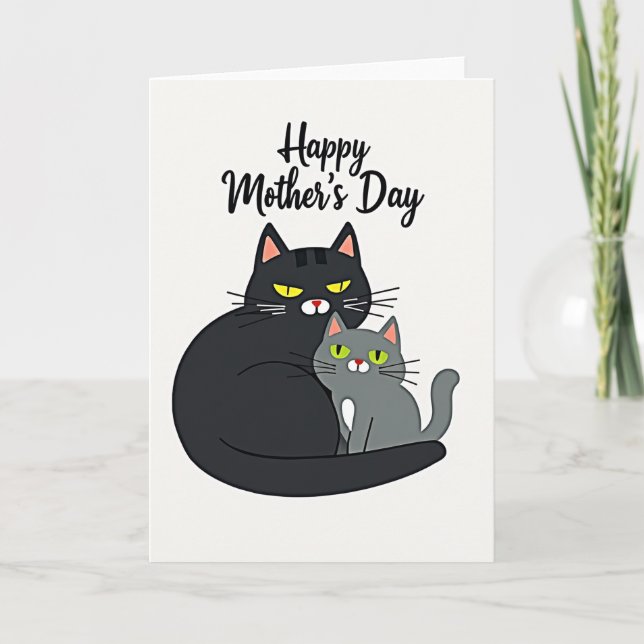 Tarjeta de amor de madre mate (Anverso)