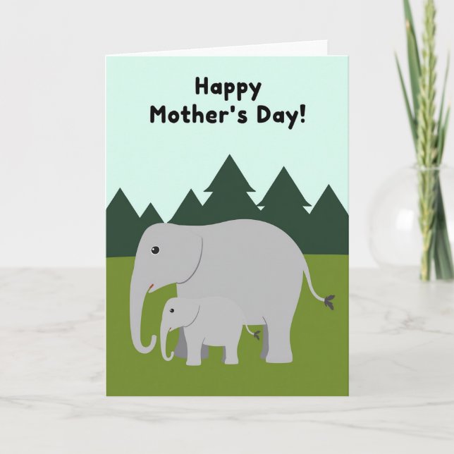 Tarjeta de amor de madre perenne (Anverso)