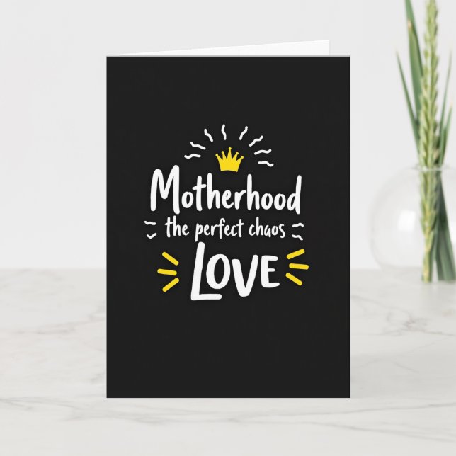 Tarjeta de Amor de Madre Perfecta (Anverso)