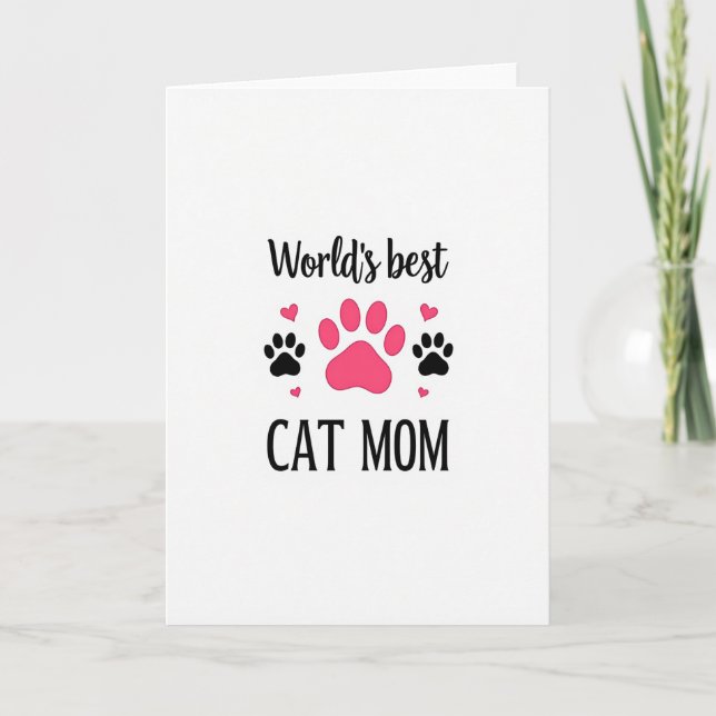 Tarjeta de amor de madre Sweet Paws (Anverso)