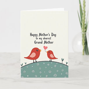 Tarjeta de amor de madres de Teal Hill por el arte