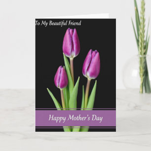 Tarjeta de Amor de Madres Pétalo de Terciopelo