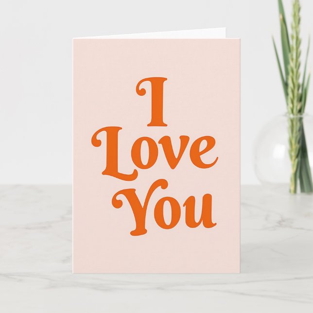 Tarjeta de amor de melocotón (Anverso)