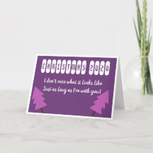 Tarjeta de amor de navidad
