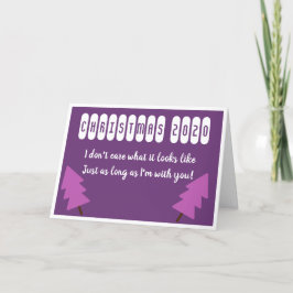 Tarjeta de amor de navidad