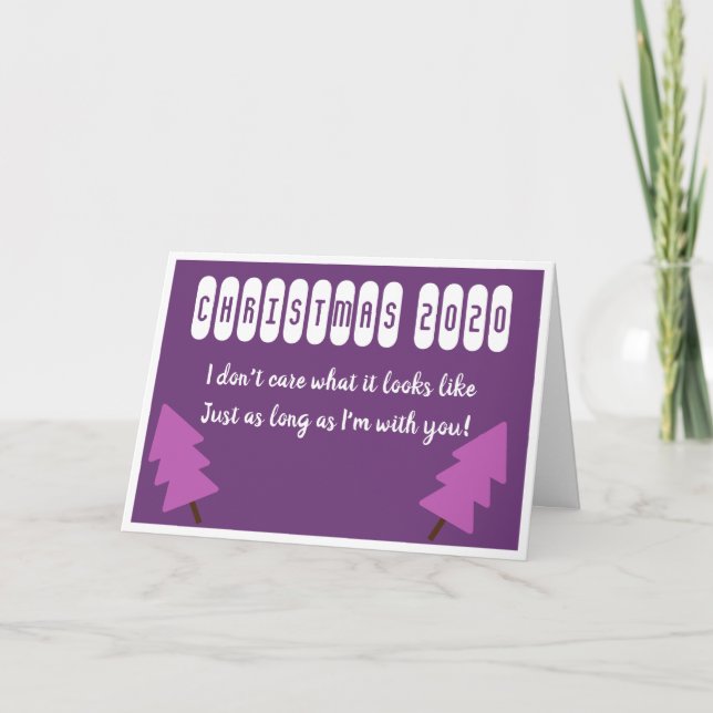 Tarjeta de amor de navidad (Anverso)