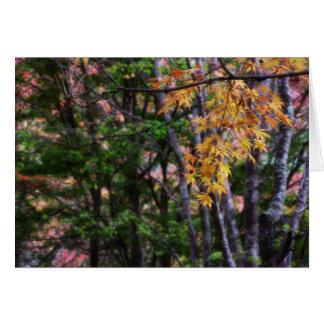 Tarjeta de amor de otoño