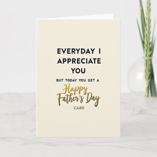 Tarjeta de Amor de Papá Sencillo