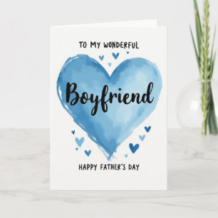 Tarjeta de amor de Papás Acuarela