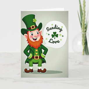 Tarjeta de Amor del Duende de la Suerte