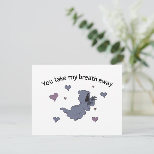 Tarjeta de amor Demental (Anverso de pie)