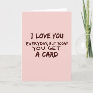 Tarjeta de amor dulce de todos los días