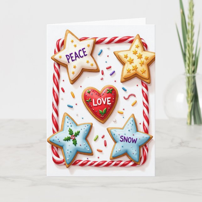 Tarjeta de amor dulce y paz (Anverso)