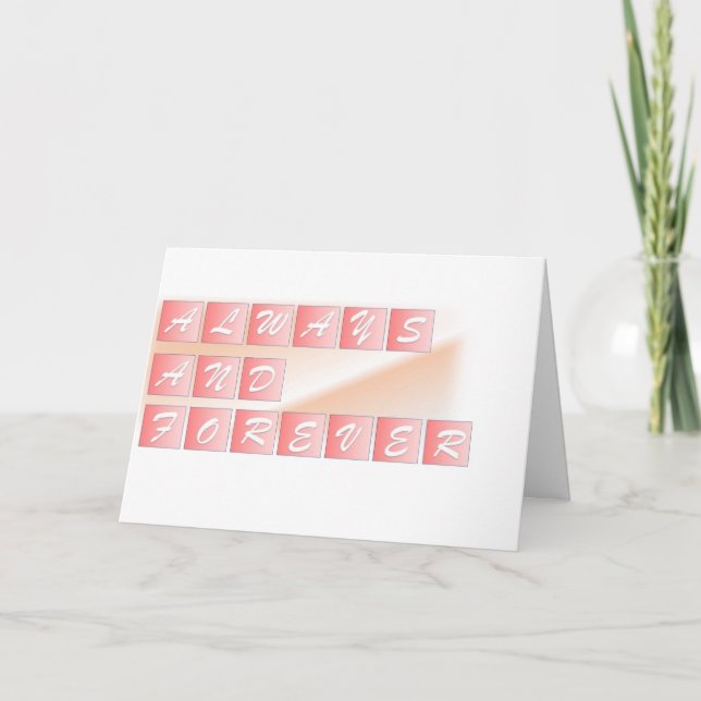 Tarjeta de amor/El día de San Valentín (Anverso)