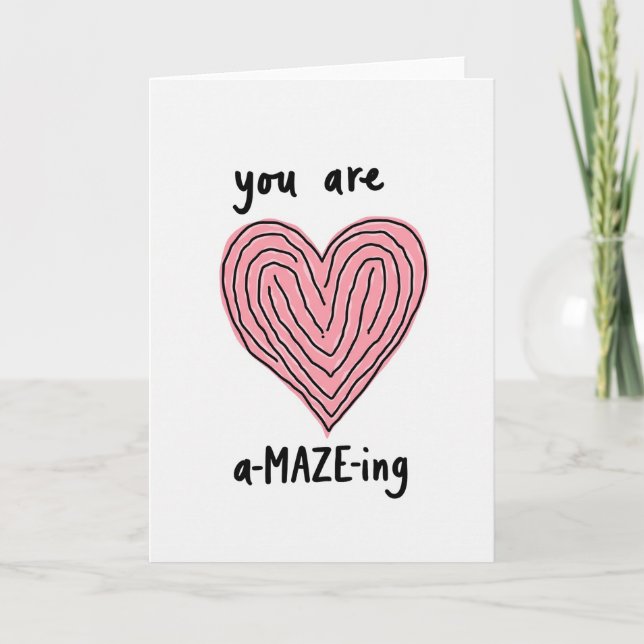 Tarjeta de amor eres increíble (Anverso)