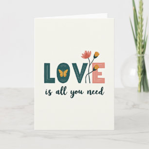 Tarjeta de Amor es Todo lo que Necesitas