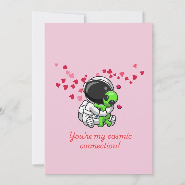 Tarjeta de Amor Espacial (Anverso)
