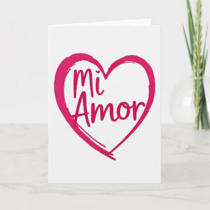 Tarjeta de Amor Español Mi Amor