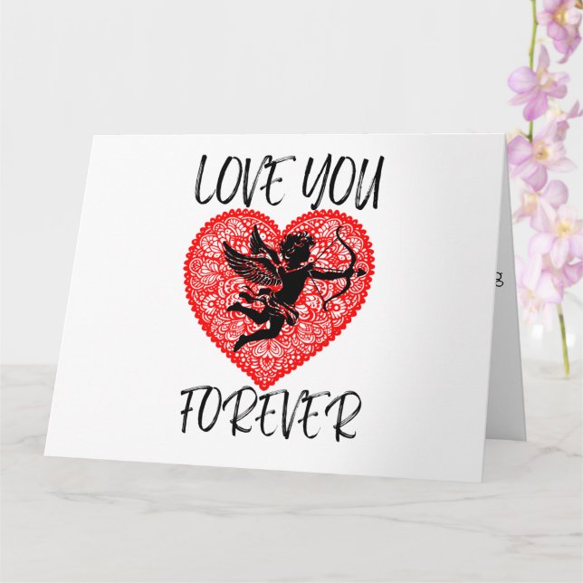 Tarjeta de Amor Eterno (Orquídea)