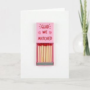 Tarjeta de Amor Feliz Coincidencia