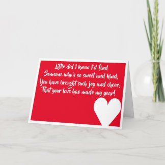 Tarjeta de amor Feliz Navidad