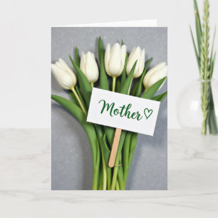 Tarjeta de amor floral para la madre