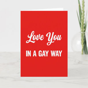 Tarjeta de amor gay