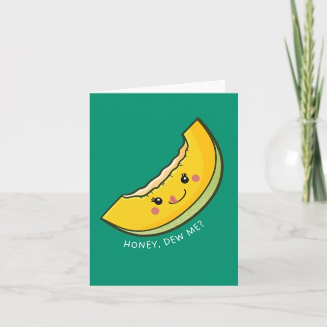 Tarjeta de amor Honey Dew Me (Anverso)