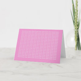 Tarjeta de amor infinita Lavender