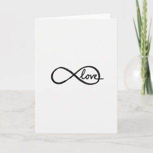 Tarjeta de amor infinito para siempre