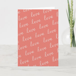 Tarjeta de amor interminable