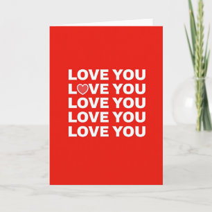 Tarjeta de amor interminable