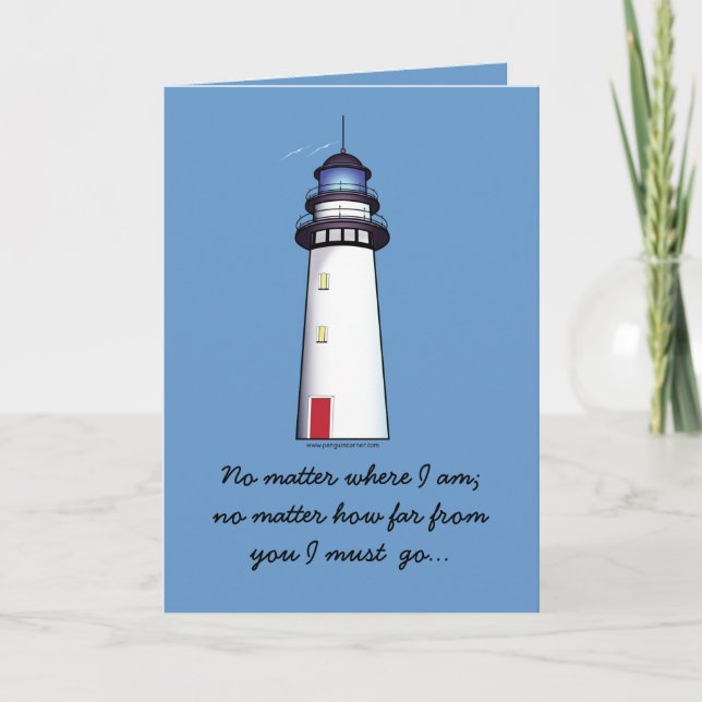 Tarjeta de amor Lighthouse (Anverso)