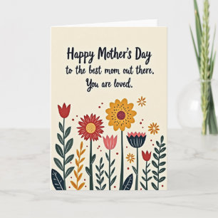 Tarjeta de Amor Maternal Radiante