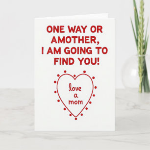 Tarjeta de amor maternal texturizado