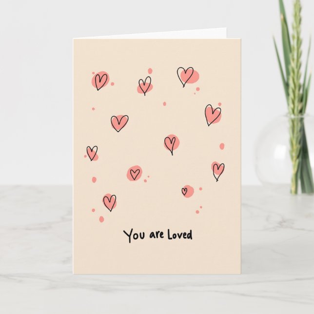 Tarjeta de Amor Melocotón (Anverso)