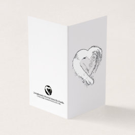 Tarjeta de amor Moon Hearts