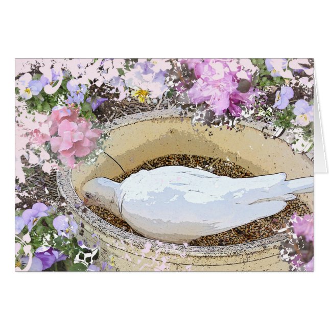 Tarjeta de amor para aves (Anverso (Horizontal))