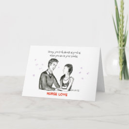 Tarjeta de amor para enfermeras