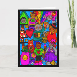 Tarjeta de amor para gato