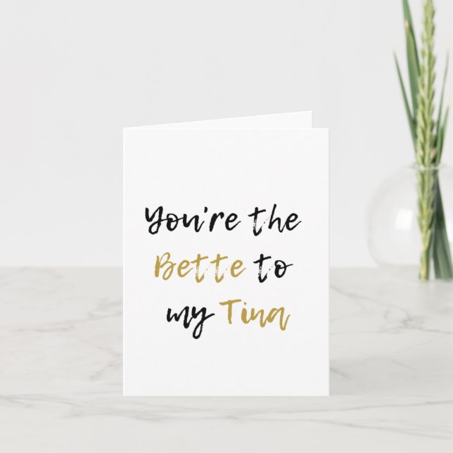 Tarjeta de amor para lesbianas (Anverso)