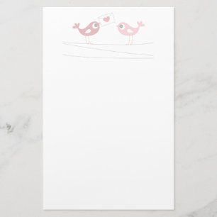 Tarjeta de amor para los pájaros