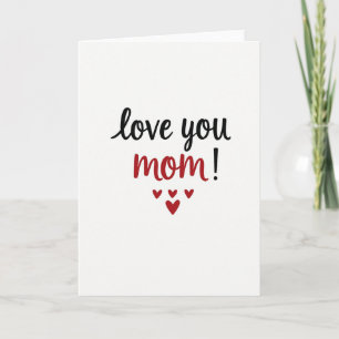 Tarjeta de amor para mamá
