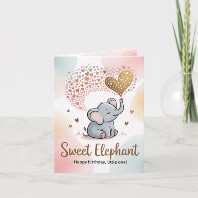 Tarjeta de amor para niños (Anverso)