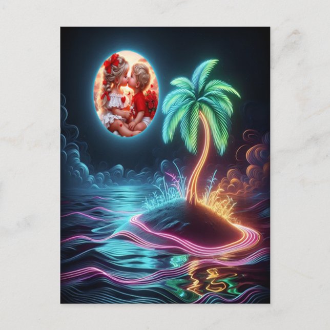 Tarjeta de amor para niños (Anverso)