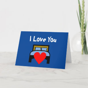 Tarjeta de amor para robar en blanco