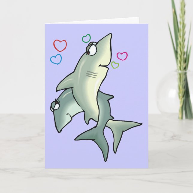 Tarjeta de amor para tiburones (Anverso)