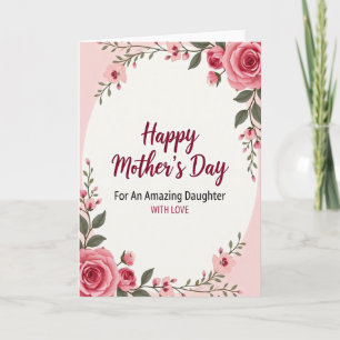 Tarjeta de Amor para una Hija Increíble