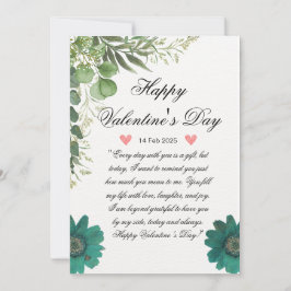 Tarjeta de amor personalizada de San Valentín