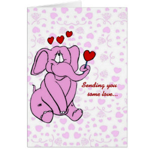 Tarjeta de amor Pinky